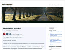 Tablet Screenshot of advertance.eu